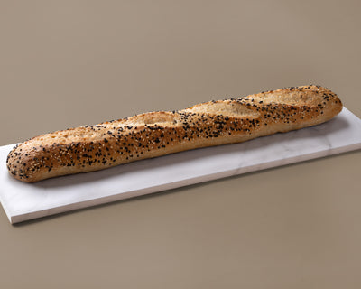 Baguette con Ajonjolí Blanco y Negro