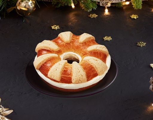 Rosca de Reyes Rellena de Nata Individual