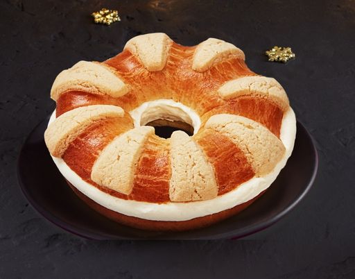 Rosca de Reyes Rellena de Nata Individual