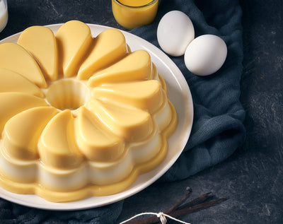 Gelatina Rompope Vainilla