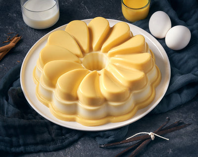 Gelatina Rompope Vainilla