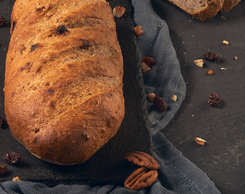 Pan de Nuez y Pasas