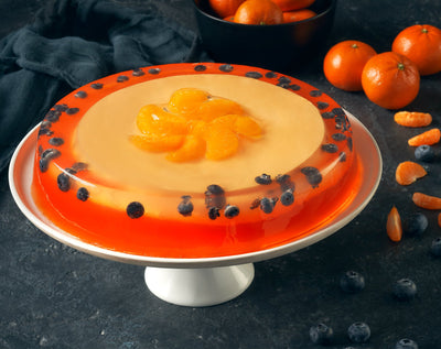 Gelatina con Mousse de Mandarina