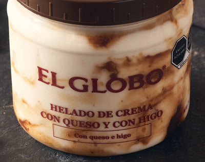 Helado de Crema con Queso y con Higo