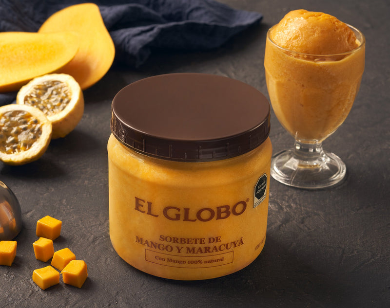 Sorbete de Mango y Maracuyá