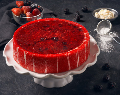 Pastel Queso con Frutos Rojos