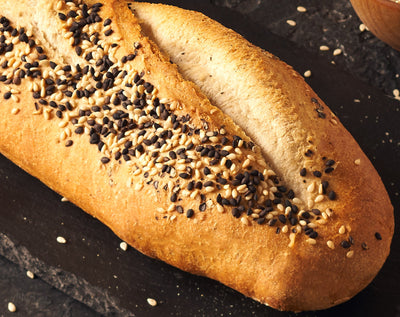 Baguette con Ajonjolí Blanco y Negro