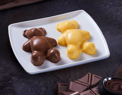 Gelatina Ositos Vainilla y Chocolate