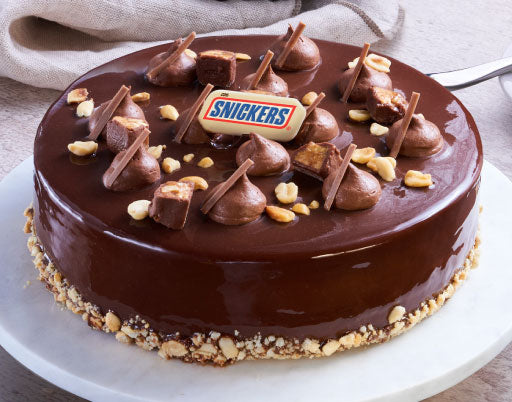 Pastel con Snickers